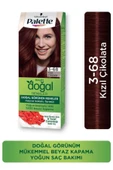 Palette Kalıcı Doğal Renkler Saç Boyası 3-68 Kızıl Çikolata X 3 Adet - 3