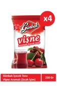 Günbak 250Gr Vişne Aromali İçecek Toz x 4 Adet thumbnail 1
