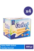 Aytaç Nefis Gofret Vanilya Kremalı 800 gr x 4 Adet - 2