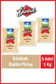 Günbak Baldo Pirinç 1 Kg x 3 Adet - 1