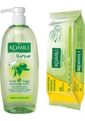 Komili  Bebe Şampuanı 750 ml + Islak Mendil Hediyeli - 1