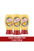Calve Sos Cheddar 240 gr X3 Adet thumbnail 1