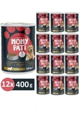 Momy Pati Etli Konserve Köpek Maması 400 gr x 12 Adet (Yetişkin Köpekler İçin) thumbnail 1
