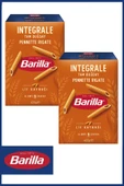 Barilla Tam Buğday Kalem Makarna (Integrale Pennette Rigate) 400 gr x 2 Adet - 1