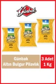Günbak Altın Bulgur Pilavlık 1 Kg x 3 Adet - 1