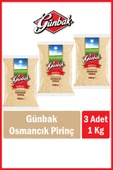 Günbak Osmancık Pirinç 1 Kg x 3 Adet - 1