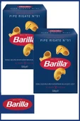 Barilla Mantı Makarna (PİPE RİGATE) 500 gr X 2 Adet - 1