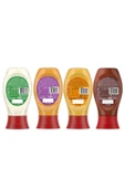 Calve Sos Paketi Ranch Sos + Ballı Hardal + Burger Sos + BBQ Sos - 7