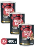 Momy Pati Etli Konserve Köpek Maması 400 gr x 3 Adet (Yetişkin Köpekler İçin) - 1