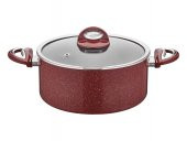 Taç Granit Teflon Derin Tencere 30 Cm - 1