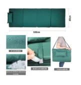 Reyo Taşınabilir Katlanır Plaj Havuz Minderi, Şezlong Minderi Kamp Yatağı Krem thumbnail 4