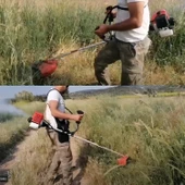 Bolat Benzinli BY520 Yan Tırpan Çim Biçme Testeresi 2.7 hp 51.7 cc Bisiklet Kollu Omuz Askılı Misina - 6