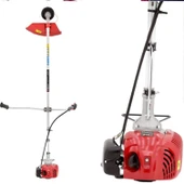 Bolat Benzinli BY520 Yan Tırpan Çim Biçme Testeresi 2.7 hp 51.7 cc Bisiklet Kollu Omuz Askılı Misina - 2