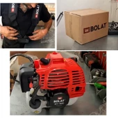 Bolat Benzinli BY520 Yan Tırpan Çim Biçme Testeresi 2.7 hp 51.7 cc Bisiklet Kollu Omuz Askılı Misina - 3