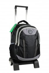 Benetton Çek Çekli Tekerlekli Okul Çantası thumbnail 1