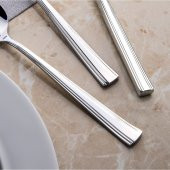 Nehir Katre Sade 84 Parça Deri Kutulu Çatal Kaşık Bıçak Takımı - 3