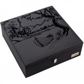 Nehir Katre Sade 84 Parça Deri Kutulu Çatal Kaşık Bıçak Takımı - 5