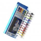 Akrilik Boya 12 Renk Tüp 9ml*12 Südor Akrilik Boya 12 li 1 Paket - 1