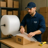 Balonlu Naylon 30 Cm X 80 Metre 35 Gr Ambalaj Taşınma Naylonu Patpat Pıtpıt thumbnail 2