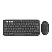 LOGITECH PEBBLE TÜRKÇE Q KLAVYE VE MOUSE 920-012245 - 1