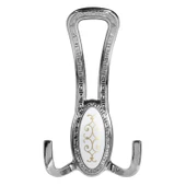 Metal Portmanto Vestiyer Duvar Dolap Elbise Mobilya Kapı Askısı Askılığı Askılık Krom (4 Adet) thumbnail 5