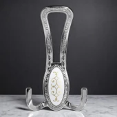 Metal Portmanto Vestiyer Duvar Dolap Elbise Mobilya Kapı Askısı Askılığı Askılık Krom (4 Adet) thumbnail 2