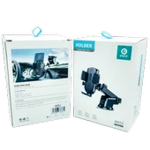 Silikon Yapışkanlı Araç Telefon Tutucu Otomatik Kilit Sistemli DVIP A52 thumbnail 1