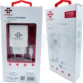 2.4A Çift Girişli (Micro) Şarj Aleti Arbaks ARB-006 - 3