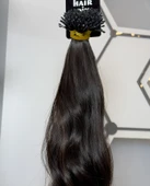 HairPim Professional (0.6 Gr) Doğal 50 Adet 70 Cm Yeni Nesil Kaynak Saç HPD369 thumbnail 2