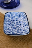 TABAK EVİ Blue Heaven Kayık Tabak Tekli 17x12x3cm - 3