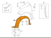 Toyota Yaris Ön Davlumbaz Sol (2015-2020) 538760D430 1.5, 1.0, 1.3, 1.4 thumbnail 2