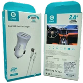 Çift Usb Girişli (iphone) Kablolu Araç Şarj Aleti Dvip C01-L - 2