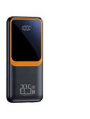 H32 Dijital Göstergeli Dahili Çoklu Kablolu 10000 mAh Powerbank SİYAH - 1