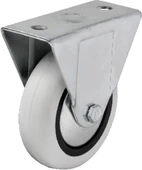 Hts 355 - 75x25 mm PVC Makaralı Sabit Teker 4 Adet - 1