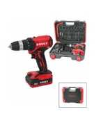 Rodex RDX-3375A 4741 Şarjlı Çift Batarya 17 PCS Uçlu Matkap - 1