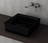 Bocchi Vessel Tezgah Üstü Lavabo 38x38 cm P. Siyah 1173-005-0125 - 1