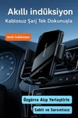 Temazsız Şarj Özelikli Araç İçi Telefon Tutucu F200 - 4