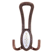 Metal Portmanto Vestiyer Duvar Dolap Elbise Mobilya Kapı Askısı Askılığı Askılık Antik Bakır 4 Adet thumbnail 5