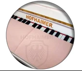 Piyano Konsol Duvar Hofhaimer Fildişi Beyazı HUP123IV - 9