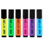 Gxin Canlı Renkler Highlighter 6 Renk Fosforlu Kalem Seti Klasik Model - 2