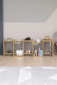 Zero Dekoratif Kitaplık Çam - 4