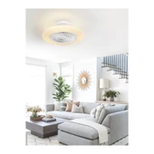 Dlc Nord 60CM Kumandalı Led Tavan Vantilatörü Beyaz thumbnail 3