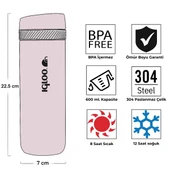 Igloo Squid Termos 600ml-PEMBE - 2