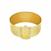 22 Ayar Altın Trabzon Hasır Bilezik T066067 - 1