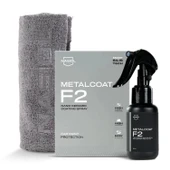 Nasiol Metalcoat F2 Araç Sprey Nano Seramik Kaplama ( 50Ml ) ve Mikrofiber Detailing Bez Seti - 1