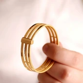 24 Gr 22 Ayar Tiaburga G3 İşçiliksiz Bilezik thumbnail 3