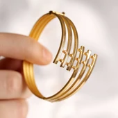 27 gr 22 Ayar İşçiliksiz Tiaburga A3 Bilezik thumbnail 2