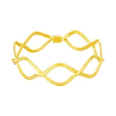 50 gr 22 Ayar  İşçiliksiz Tarsus Burması Bilezik - 1