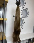 HairPim Professional (0.8 Gr) Kahve 50 Adet 70 Cm Yeni Nesil Kaynak Saç HP350 - 1