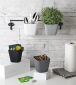 Duvara Asılan Çok Amaçlı Organizer - 2'li Saksı Set - 1